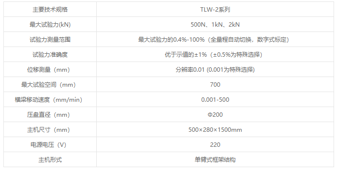 TLW-2系列微机控制弹簧拉压试验机 TLW-2系列微机控制弹簧拉压试验机